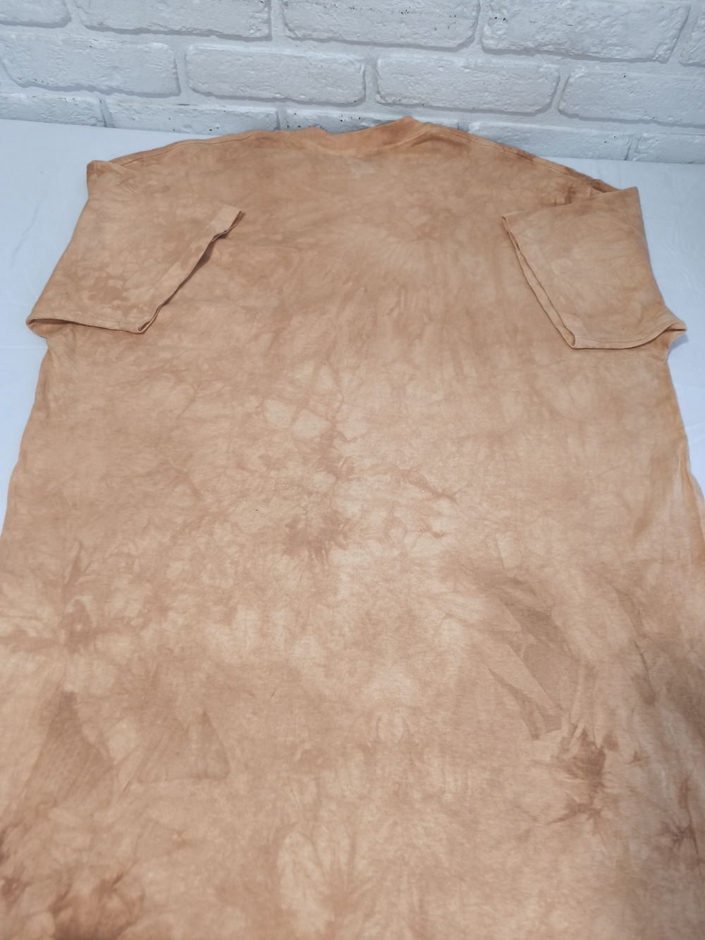 The Mountain Peach/Tan Tee with Black Logo Print C1(17) - Picture 8 of 8